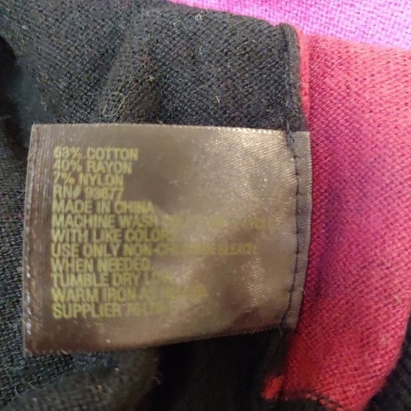 Worthington Geometric Print Sweater - Picture 4 of 4